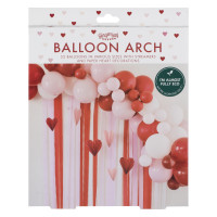 Widok: Girlanda balonowa szepcząca miłość 55 sztuk