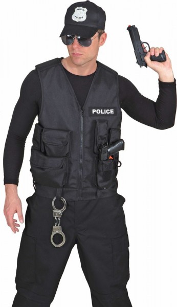 Black police vest