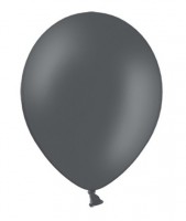 Vorschau: 20 Partystar Luftballons anthrazit 23cm