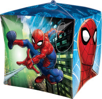Preview: Cube foil balloon Spider-Man 38cm