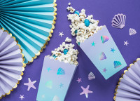 6 Narwhal Popcorn Snack Boxes