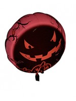 Preview: LED foil balloon scary pumpkin
