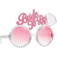 Funny Bride to Be party glasses
