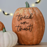 Aperçu: Halloween lettrage Trick or Treat