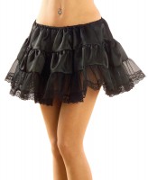 Preview: Black petticoat Michaela plain colors