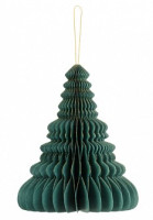 Oversigt: Ædel juletræ honeycomb kugleophæng 20cm