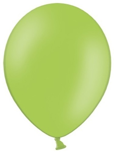 10 party star balloons apple green 30cm