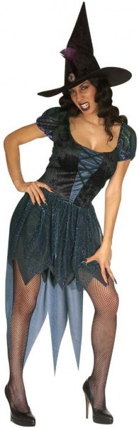 Tattered dress horror witch ladies costume