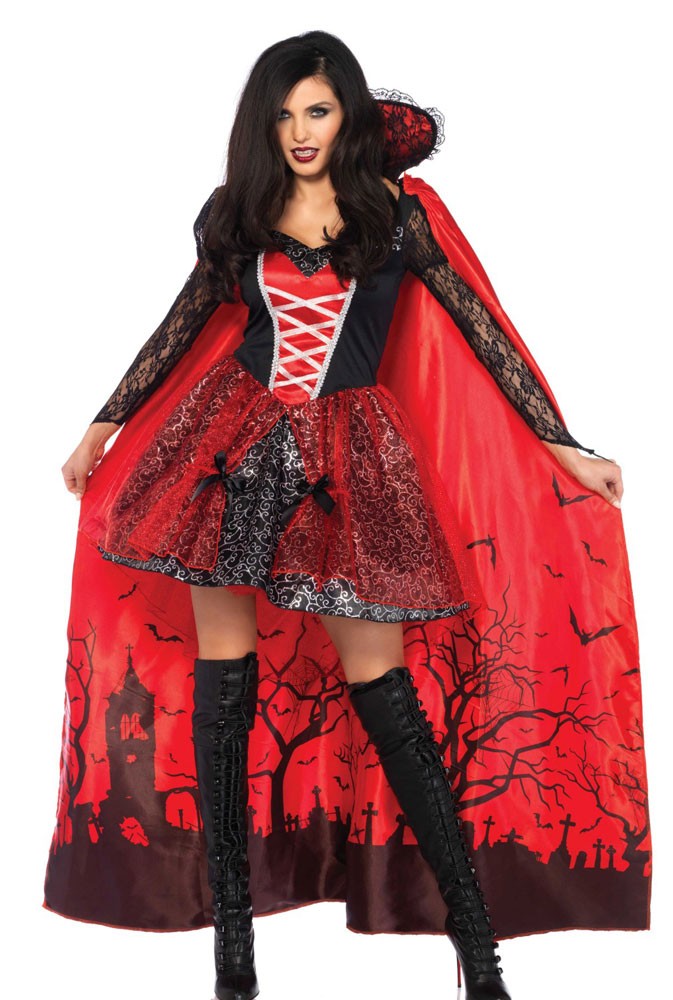 Vampire Countess Presilla costume for women.