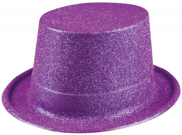 Sombrero de copa de fiesta morado 2