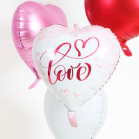 Vorschau: Big Love Herz-Folienballon 45cm