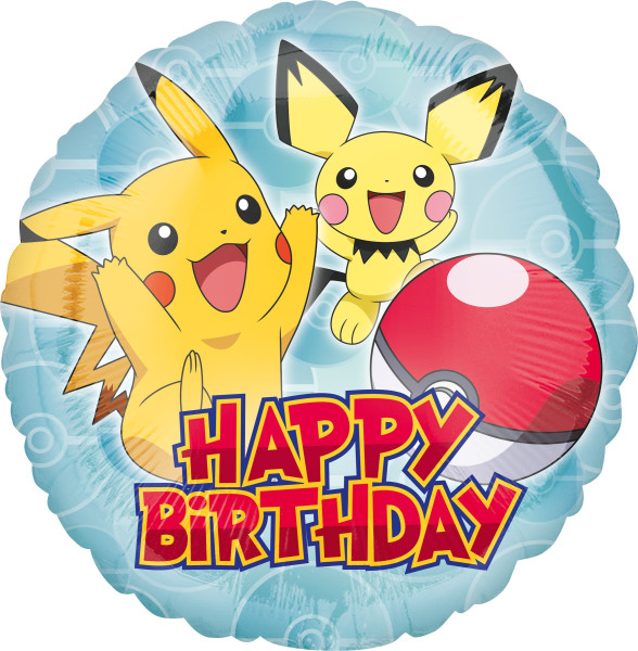 Palloncino compleanno Pikachu & Pichu