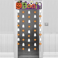 Rideau de porte monstre effrayant Halloween 1.9m