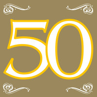 20 Servietten Goldenehochzeit 50 Jahre