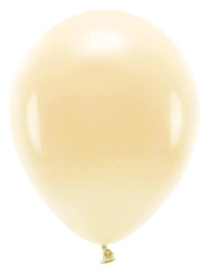 100 Eco Pastell Ballons champagner 26cm
