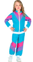 Preview: 80s jogging suit for children blue