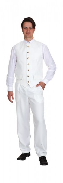 Białe spodnie męskie Johann