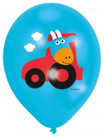 Preview: Set of 6 funny farm balloons