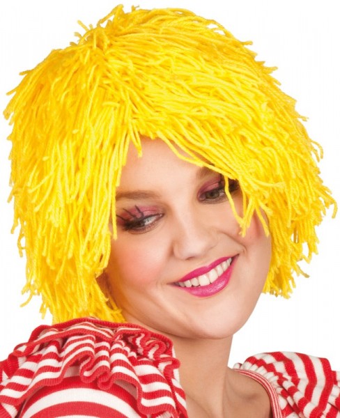 Yellow Wild Shaggy Wig