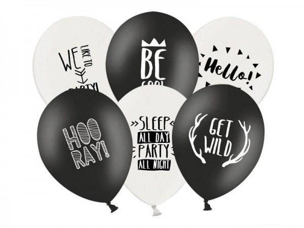 50 Party all night Luftballons 30cm