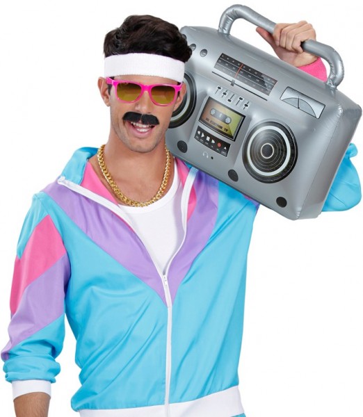 Inflatable cassette recorder 80s radio