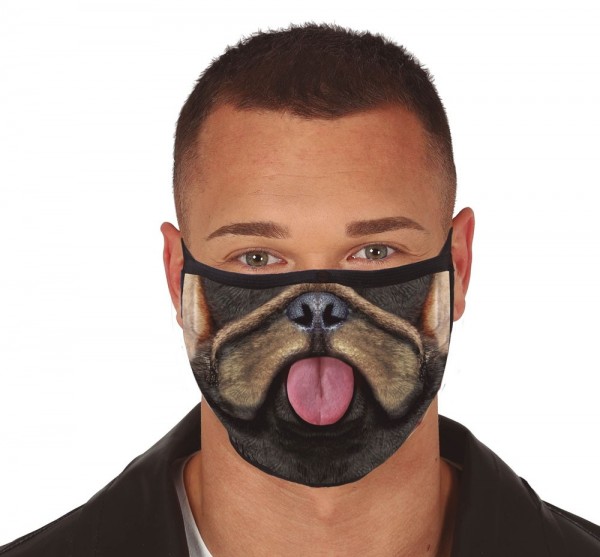 Boxer Hund Mund-Nase-Maske