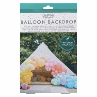 Preview: Balloon garland Honeycomb colorful 200 pieces