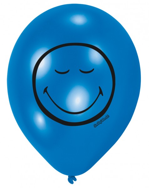 6 Smiley Luftballons Gefühlschaos 23 cm 4