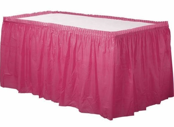 Borde de mesa Mila rosa 4,26mx 73cm