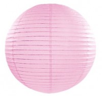 Lanterna di carta in rosa chiaro 25cm