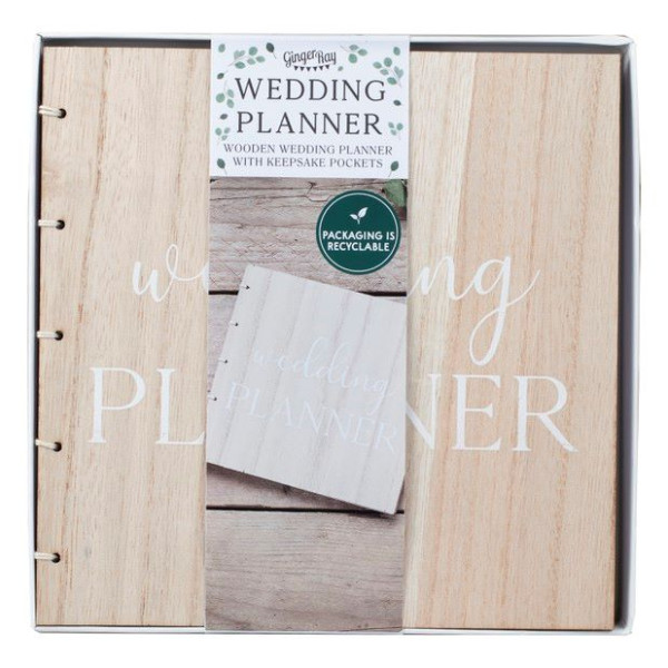 Wedding Planner in legno 20,5 cm
