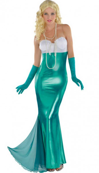 Adorable disfraz de sirena para mujer.
