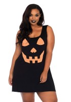 Oversigt: Pumpkin Lady Halloween kostume til kvinder