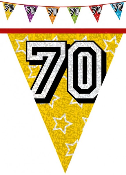 Pennant chain Holographic 70