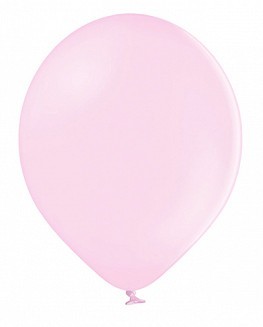 100 feststjerner balloner pastellrosa 27cm