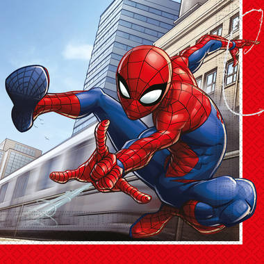 20 Spider-Man FSC Servietten 33cm