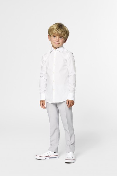 OppoSuits children's shirt White Knight