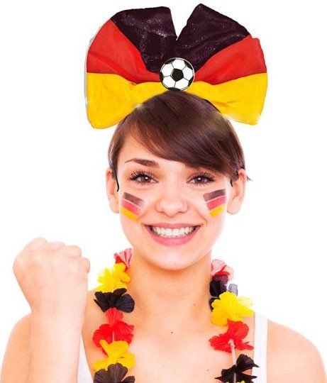 Germany headband with extravagant bow