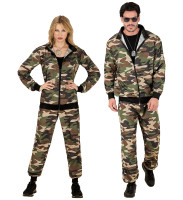 Camouflage jogging suit unisex