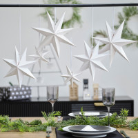 Vorschau: 6 Eco Sternenhänger 3D White Star