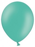 Preview: 100 party star balloons aquamarine 12cm