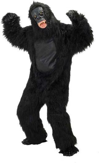 Gorilla Kostüm Affenkostüm Schwarz Kingkong