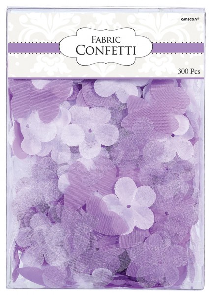 Flowers & butterfly lavender sprinkle decoration