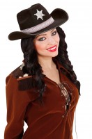 Vista previa: Sombrero de vaquero sheriff