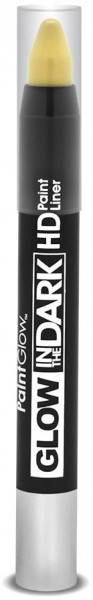 Maquillaje en barra transparente - brilla en la oscuridad