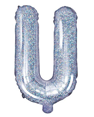 Palloncino olografico in alluminio U 35 cm