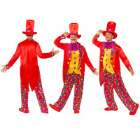 Anteprima: Simpatico costume da clown Fred da uomo