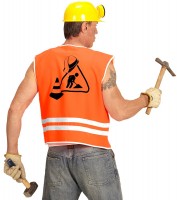 Oversigt: Herre arbejdstager sikkerhed vest