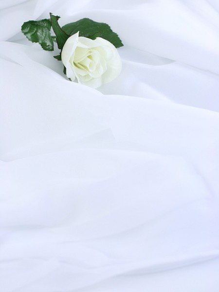 Tulle fabric Maria white 10 x 1.6m 3