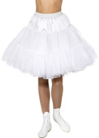 White petticoat Malou for women